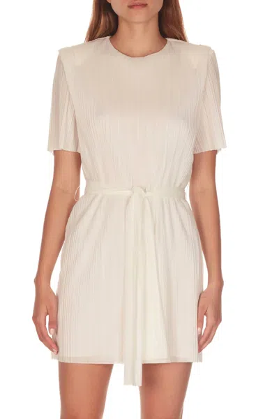 Amanda Uprichard Roxbury Dress In White In Beige