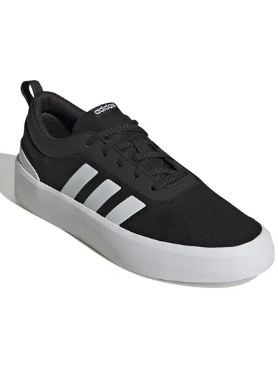Adidas Originals Future Vulc Mens Canvas Low-top Skate Shoes In Black