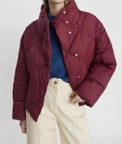 Deluc Giglia Jacket In Wine In Red