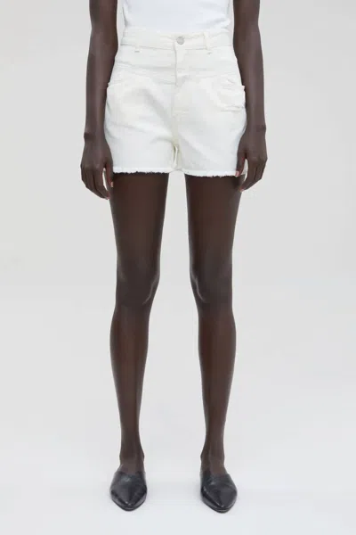 Closed Jocy X Shorts In Creme In White