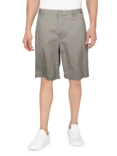 Polo Ralph Lauren Big & Tall Mens Classic Fit Chino Flat Front In Grey