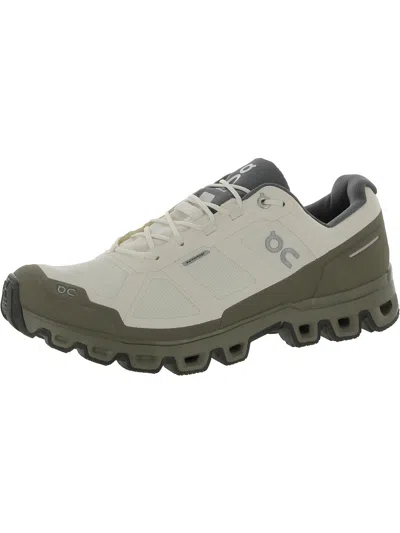 On Running Cloudventure Mens Waterproof Performance Running Shoes In White