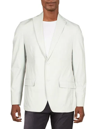 Calvin Klein Mens Slim Fit Lightweight Sportcoat In Beige