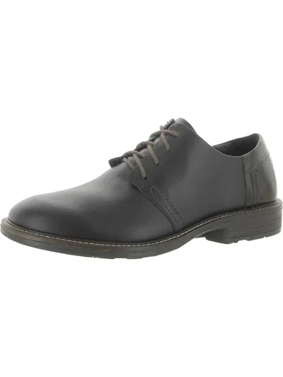 Naot Chief Mens Leather Lace-up Oxfords In Grey