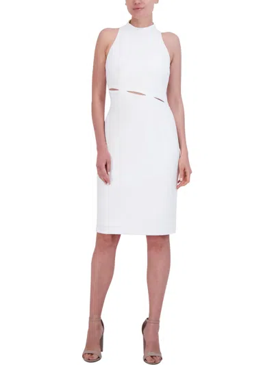 Laundry By Shelli Segal Womens Cut-out Knee-length Cocktail And Party Dress In White