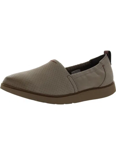 Cobb Hill Laci Womens Leather Perforated Casual Shoes In Grey