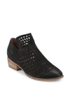 SEYCHELLES Loop Chopout Perforated Leather Booties,0400093810096