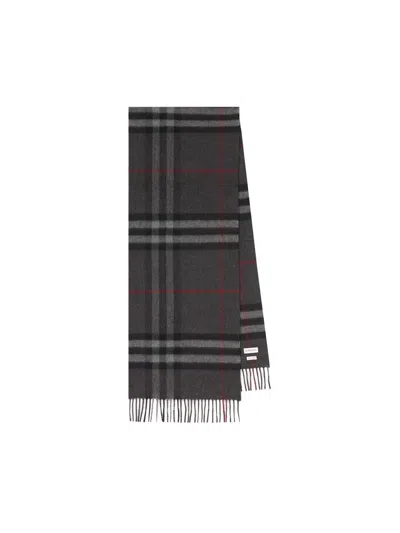 Burberry Scarves In Charcoal