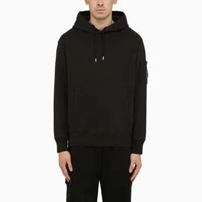 C.p. Company Hoodie With Lens Detail In Black