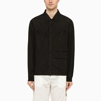 C.p. Company Lightweight Nylon Jacket In Black