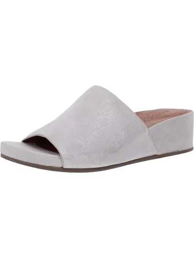 Gentle Souls By Kenneth Cole Gisele Womens Wedge Sandals In Grey