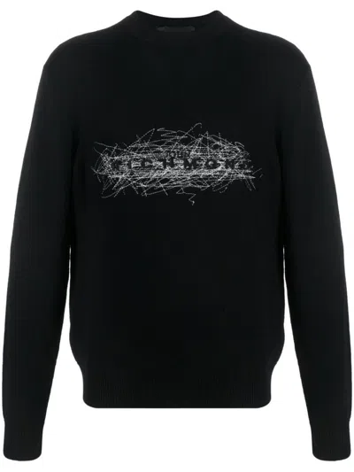 John Richmond Ortex Sweater In Black