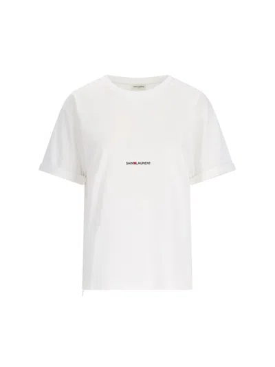 Saint Laurent 'boyfriend' T-shirt In White