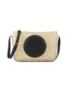 Altuzarra Women's Medallion Watermill Straw Camera Bag In Natural/black