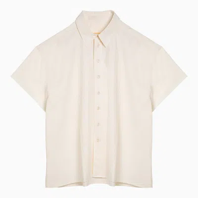 Airei White Short-sleeved Shirt In Black