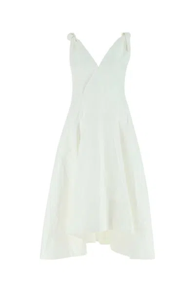 Bottega Veneta Long Dresses. In White