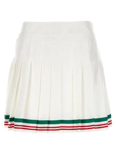 Casablanca Casa Way Skirt In White