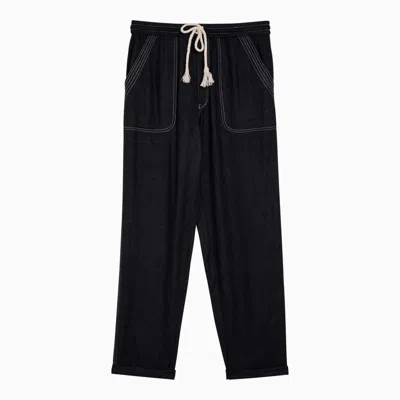 Isabel Marant Étoile Trousers With Drawstring In Black