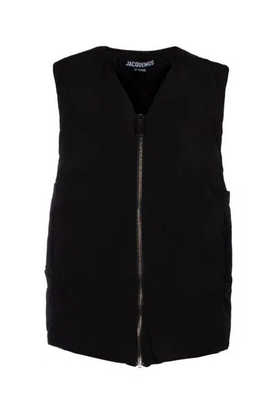 Jacquemus Jackets And Vests In Black