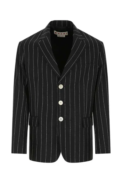 Marni Jackets And Vests In Stripped