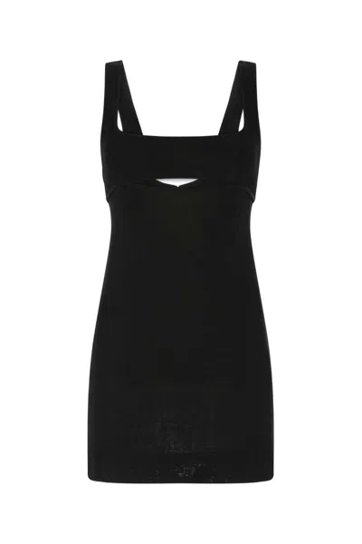 Saint Laurent Dress In Black