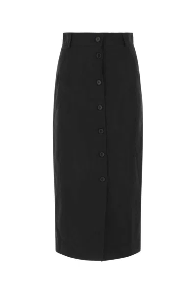 Sportmax Midi Skirts In Black