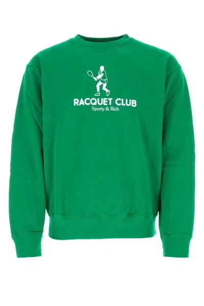 Sporty And Rich Sporty & Rich Sweatshirts In Green