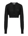 Etro Logo-embroidered Buttoned Cropped Cardigan In Black