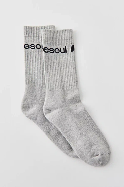 Doublesoul High Crew Sock In Grey, Women's At Urban Outfitters In Gray