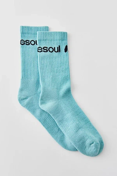 Doublesoul High Crew Sock In Blue, Women's At Urban Outfitters