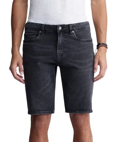 Buffalo David Bitton Men's Parker Slim Fit 10.5" Denim Shorts In Black