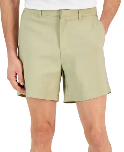Alfani Men's Updated Tech Performance 6" Shorts, Created For Macy's In Twill