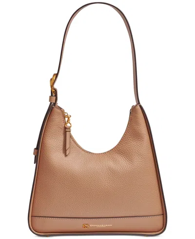 Donna Karan Cedarhurst Buckle Hobo In Metallic