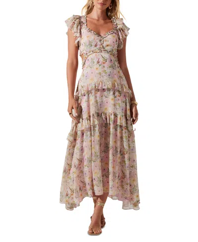 Astr Women's Mabel Maxi Dress In Pink Floral
