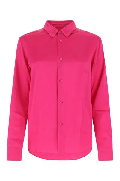 Ami Alexandre Mattiussi Ami Shirts In Pink