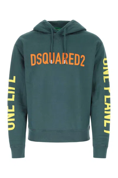 Dsquared2 Dsquared Sweatshirts In Green