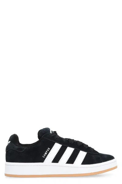 Adidas Originals Campus 00s Leather Low-top Sneakers In Black