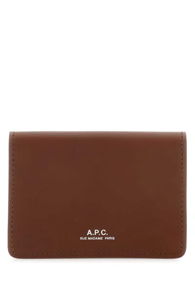 Apc A.p.c. Wallets In Brown