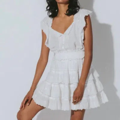 Cleobella Elle Mini Skirt In Coconut In White