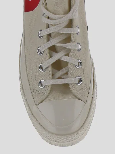 Comme Des Garçons Play X Converse Sneakers In Neutral