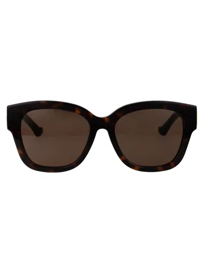 Gucci Gg1550sk Havana Sunglasses In 002 Havana Havana Brown