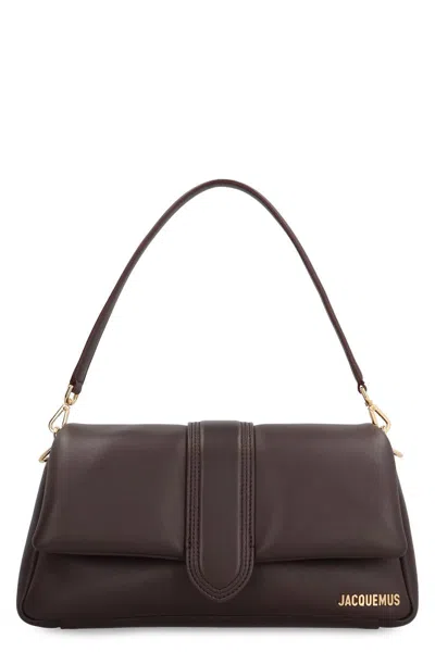 Jacquemus Le Bambimou Leather Shoulder Bag In Brown