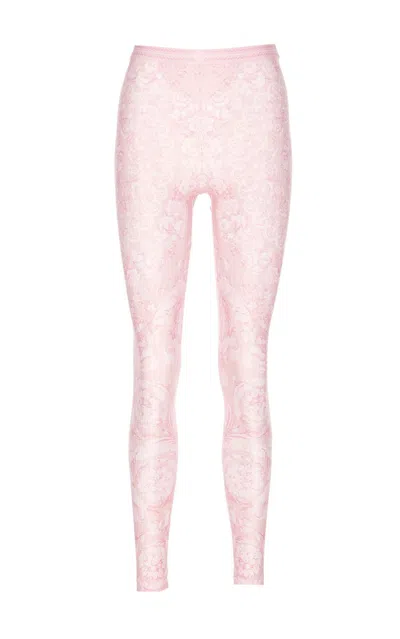 Versace Trousers In Pink