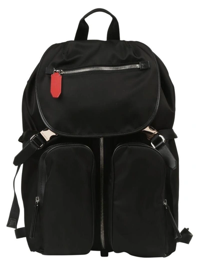 Neil Barrett Backpack In Black-red
