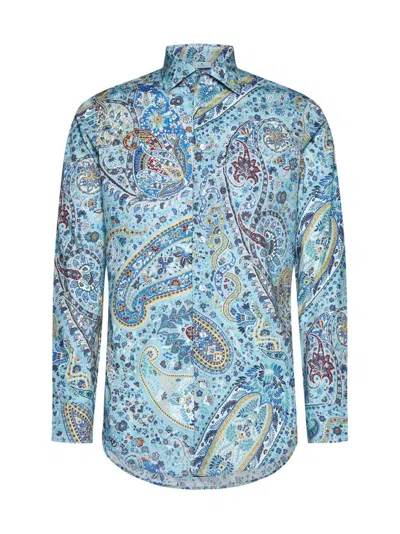 Etro Paisley Printed Long In Multi