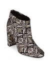 SAM EDELMAN Cambell Floral Leather Booties,0400095707805