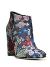 SAM EDELMAN Cambell Embroidered Booties,0400095707749