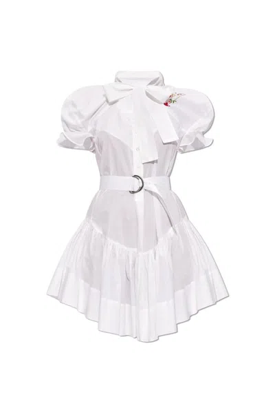 Vivienne Westwood Knot Detailed Belted Dress In White