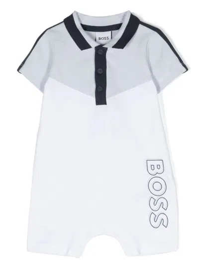 Hugo Boss Babies' Tutina Con Logo In White