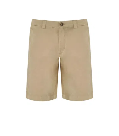 Woolrich Cotton Classic Chino Shorts In Beige